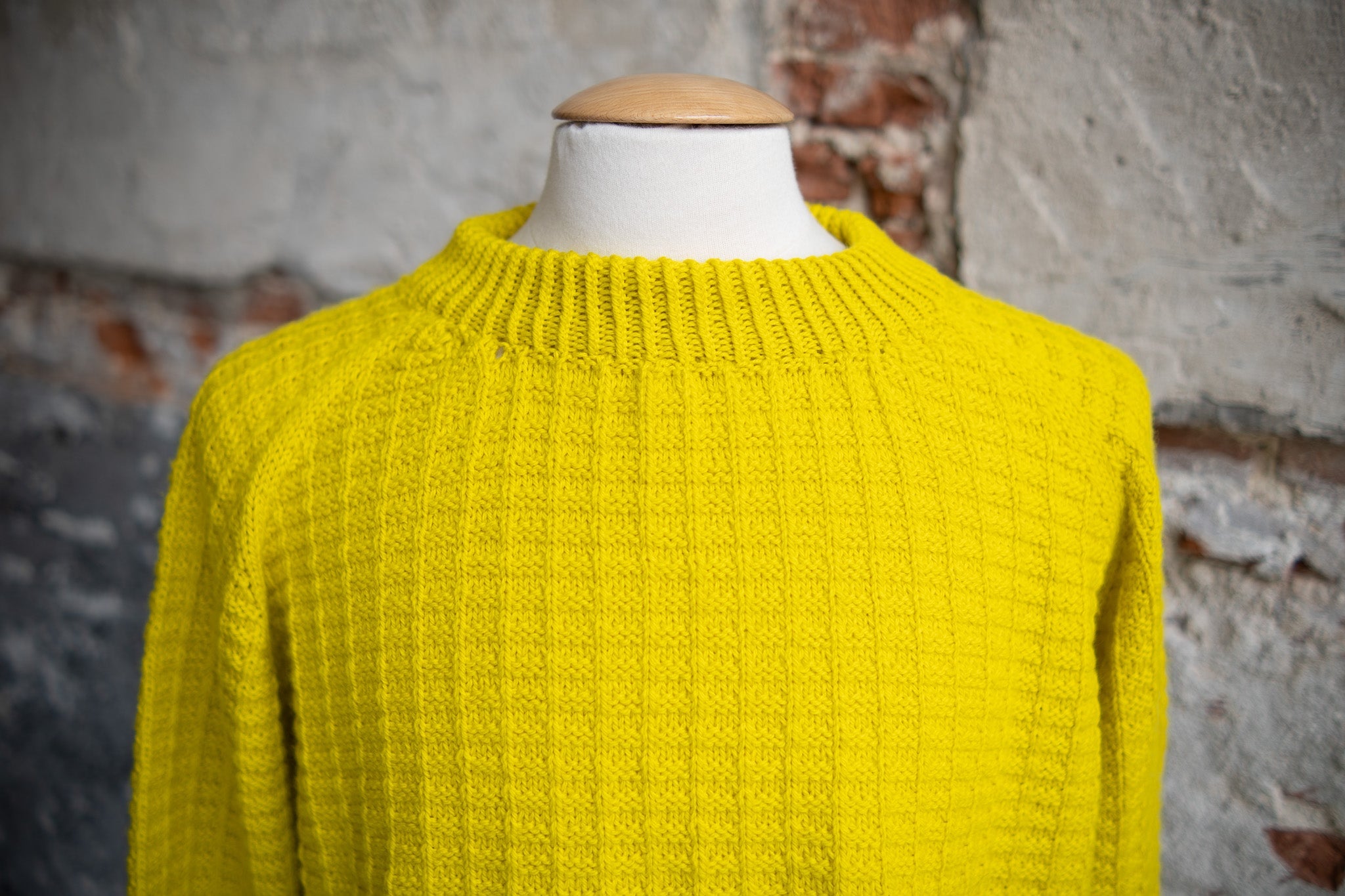 WOOLLY WAFFLE SWEATER PATTERN