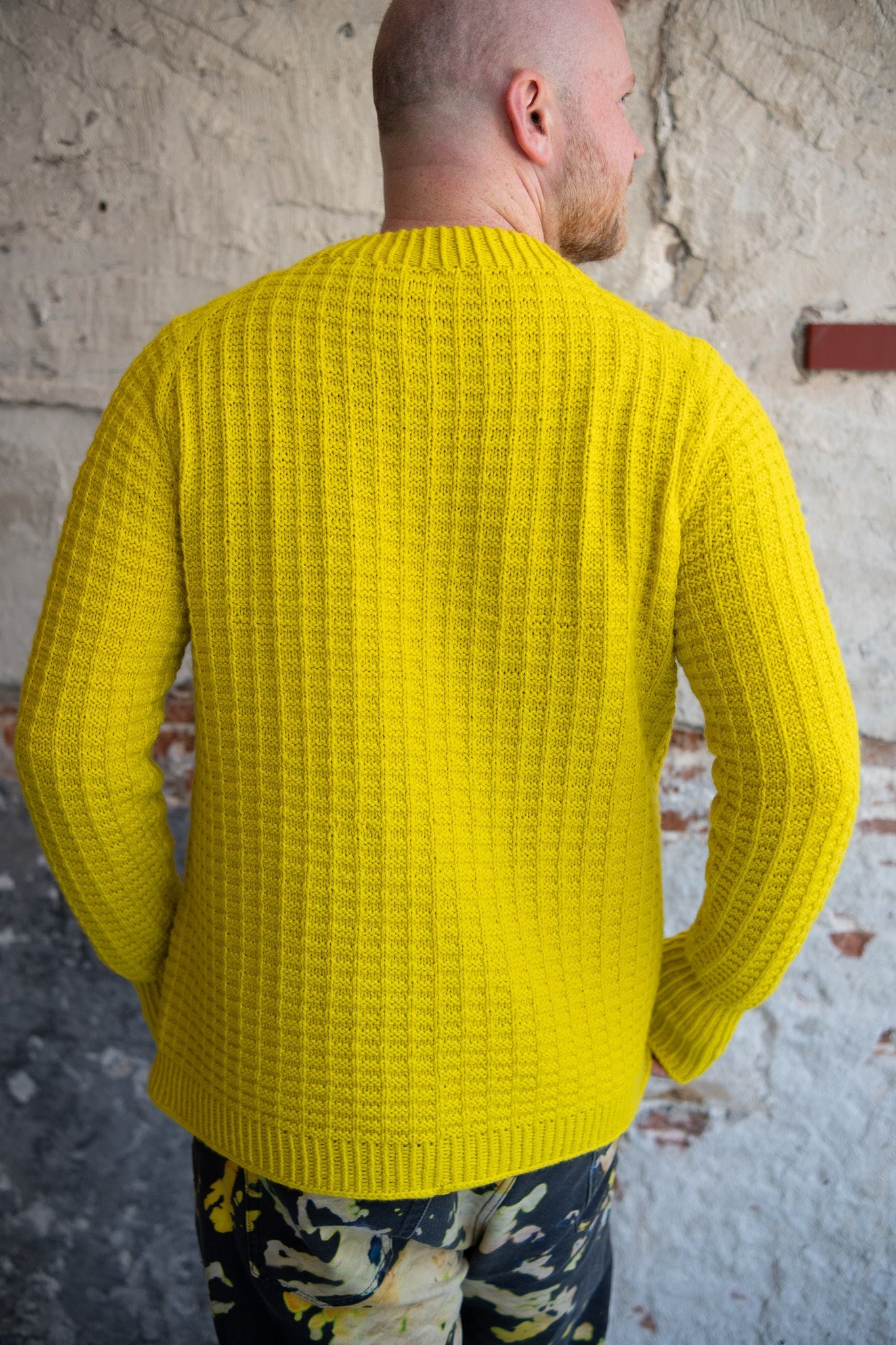 WOOLLY WAFFLE SWEATER PATTERN