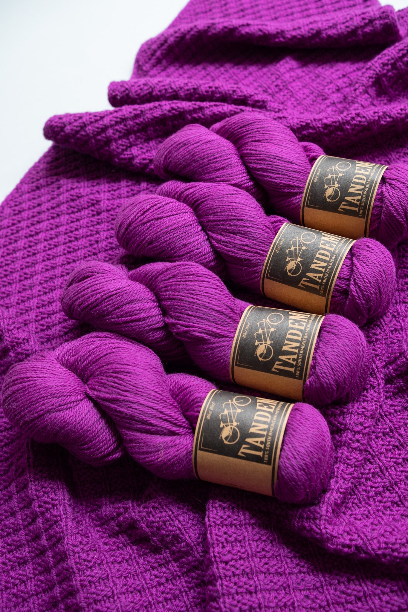 WOOLLY WAFFLE TRIANGLE PATTERN