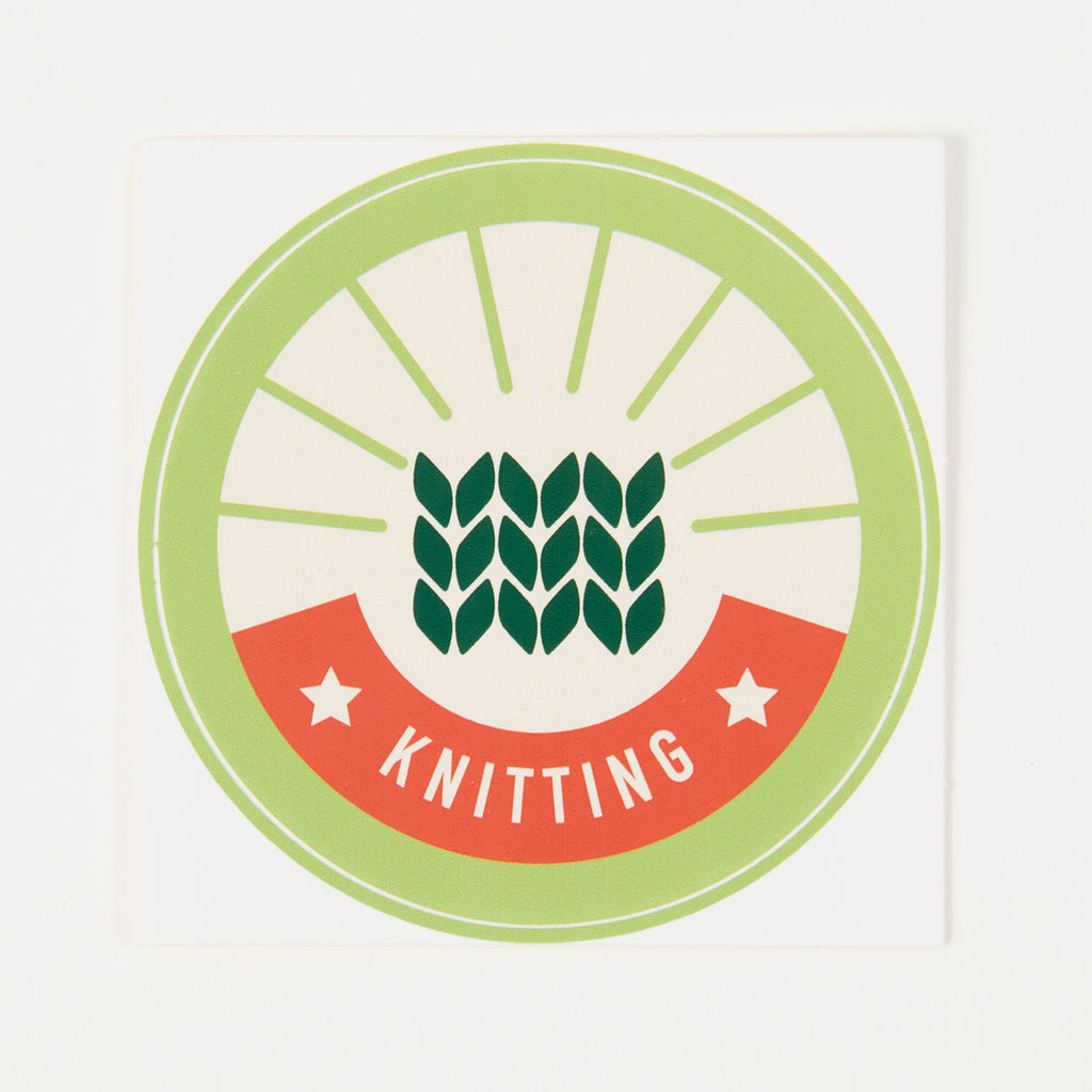 "Knitting" Sticker