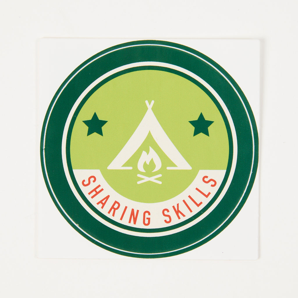 "Sharing Skills" Sticker