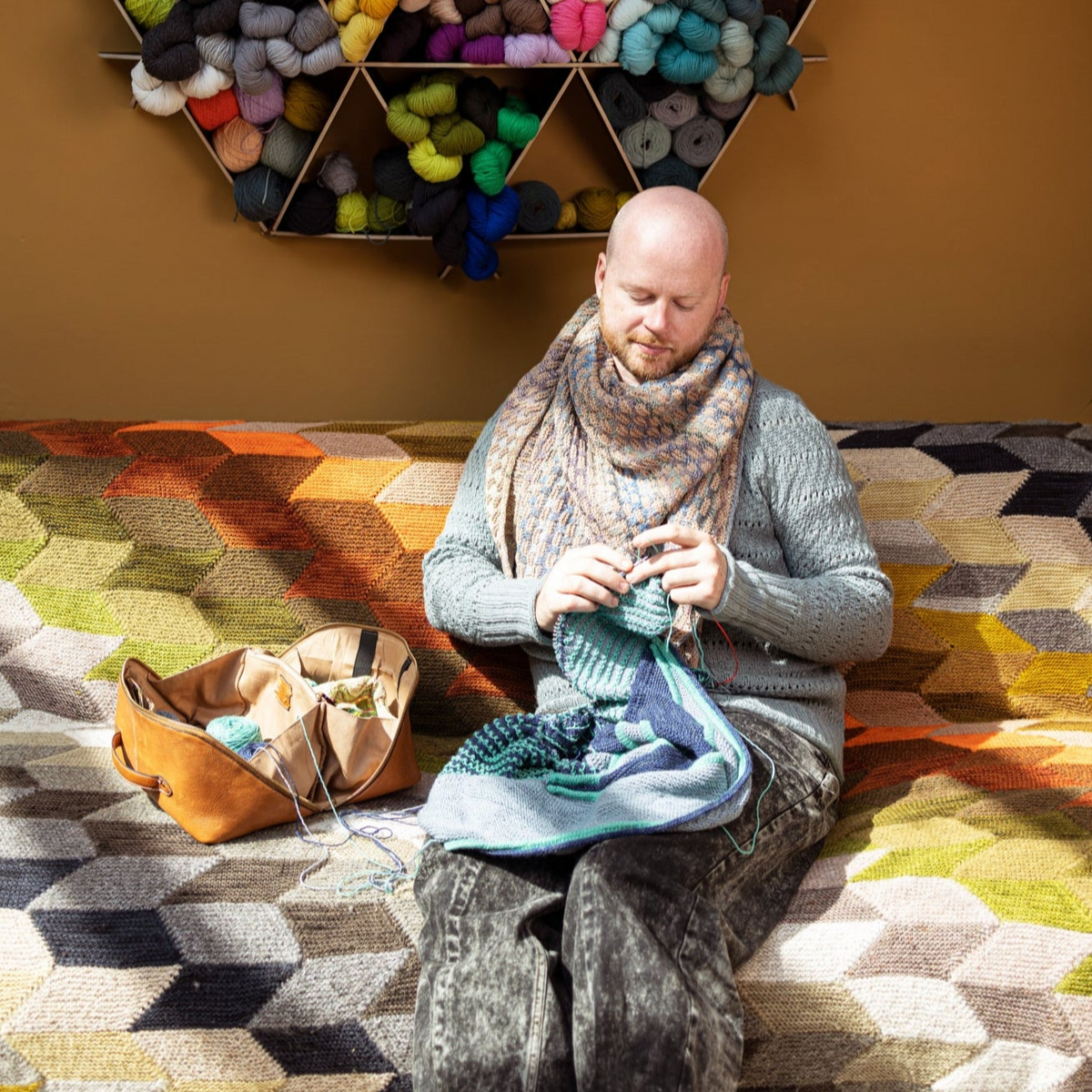 DESIGN YOUR OWN TOP DOWN SHAWL WORKSHOP - STEPHEN WEST (31st JAN 2026)