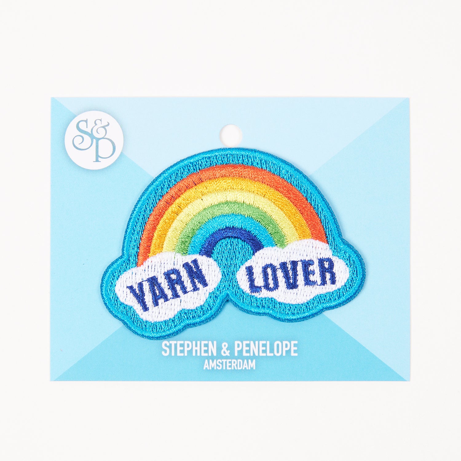 Stephen & Penelope Notions YARN LOVER PATCH rainbow multicolor Sundries