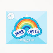 Stephen & Penelope Notions YARN LOVER PATCH rainbow multicolor Sundries