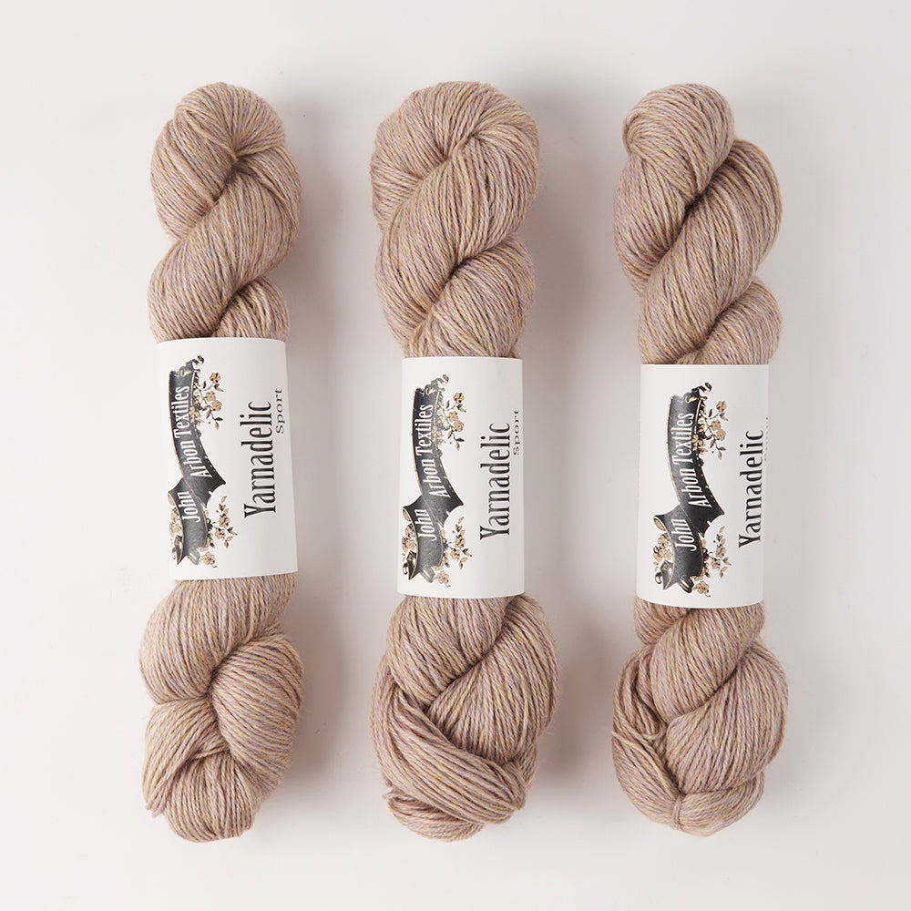John Arbon Textiles YARNADELIC SPORT - THE BEAUTIFUL ONES Wool Sport beige Yarn