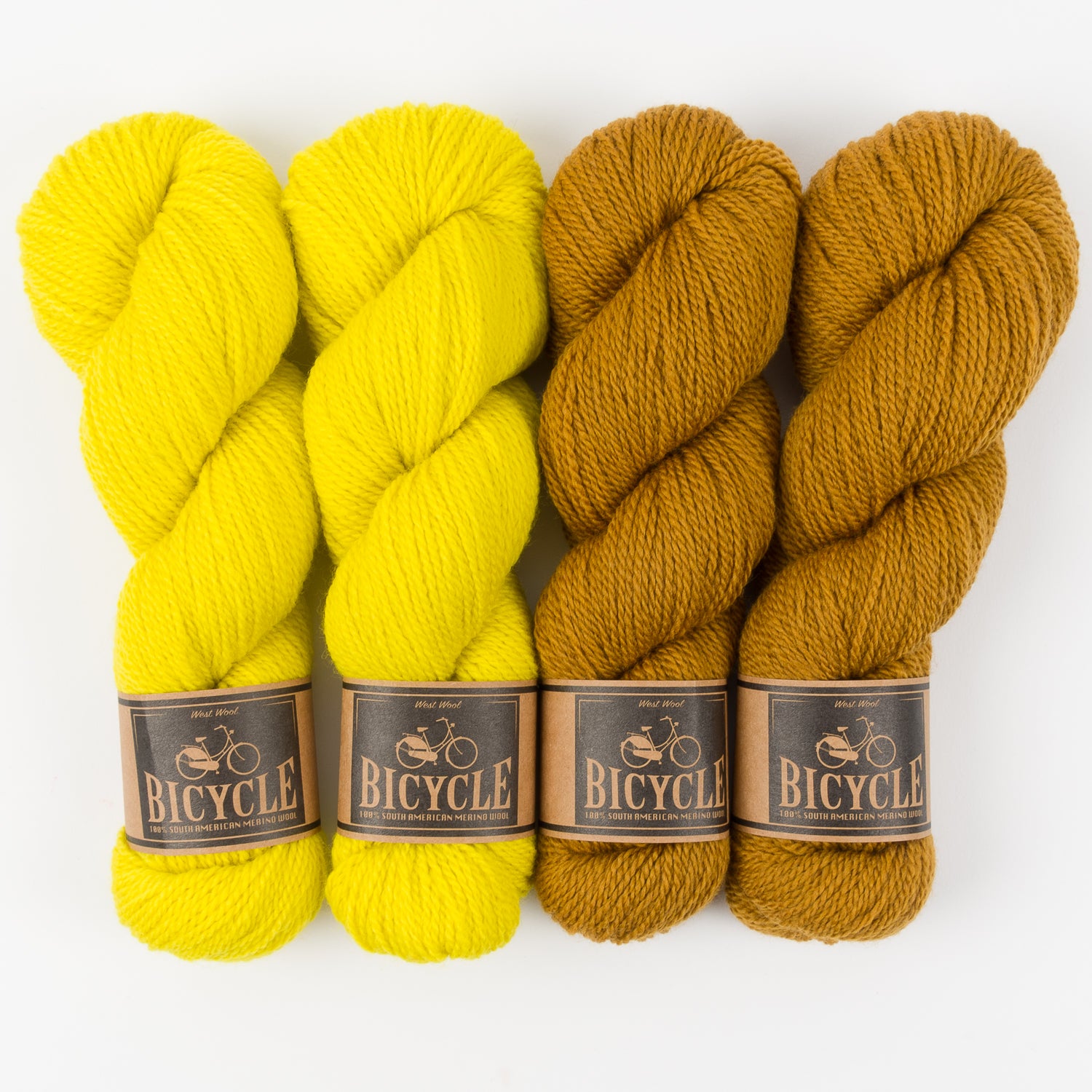 West Wool BOLD AND BRIGHT Merino wool Fingering Quick Kits