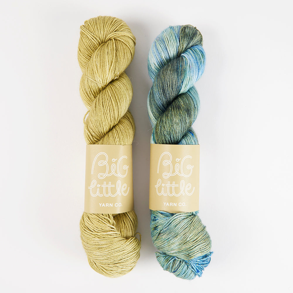 Alpaca Silk Fingering 2 Colour Kits