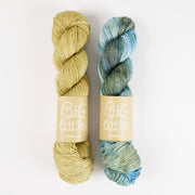 Alpaca Silk Fingering 2 Colour Kits