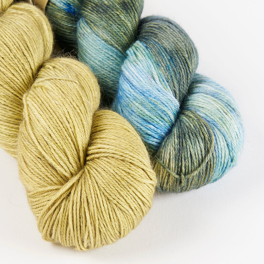 Alpaca Silk Fingering 2 Colour Kits