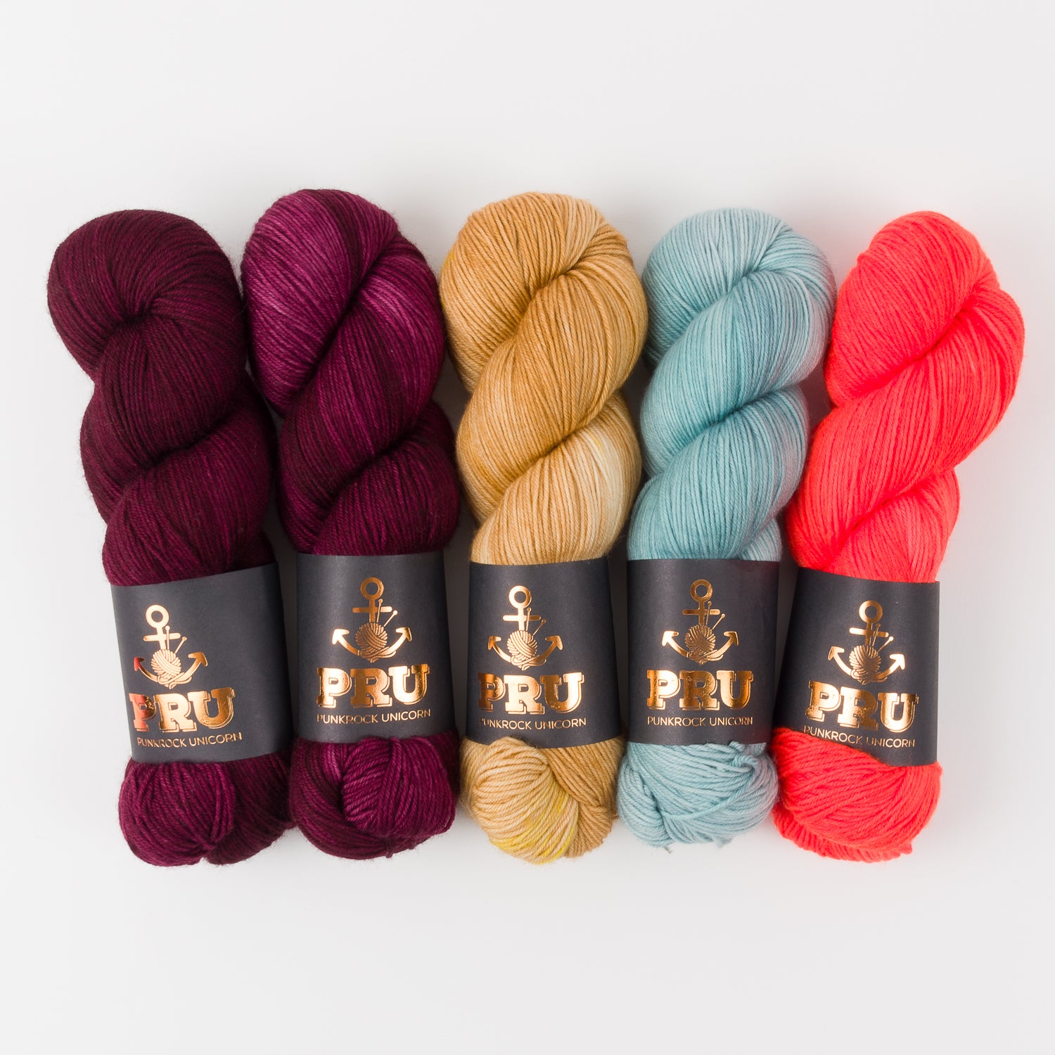 Punk Rock Unicorn YUZU EGG Merino wool Nylon Fingering Quick Kits