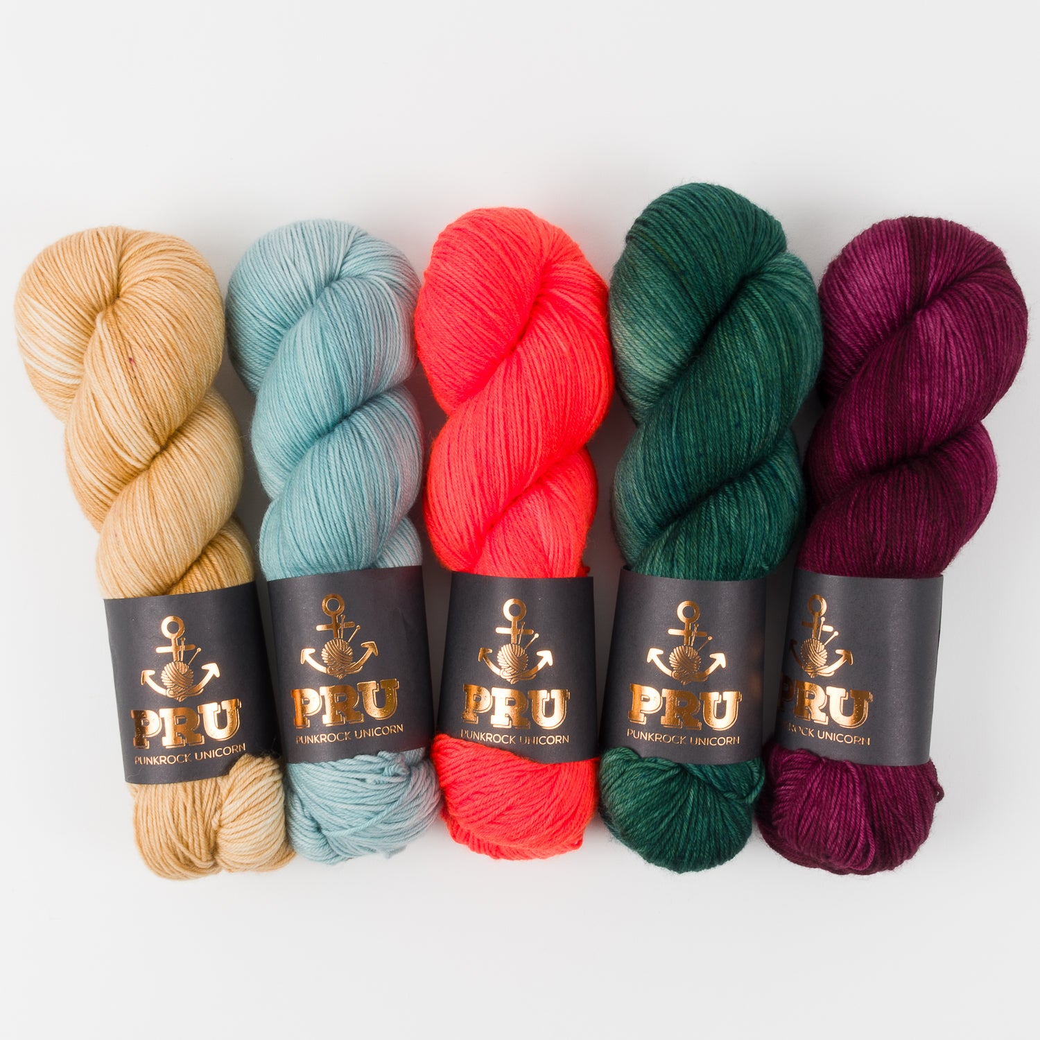 Punk Rock Unicorn YUZU POP Merino wool Nylon Fingering Quick Kits
