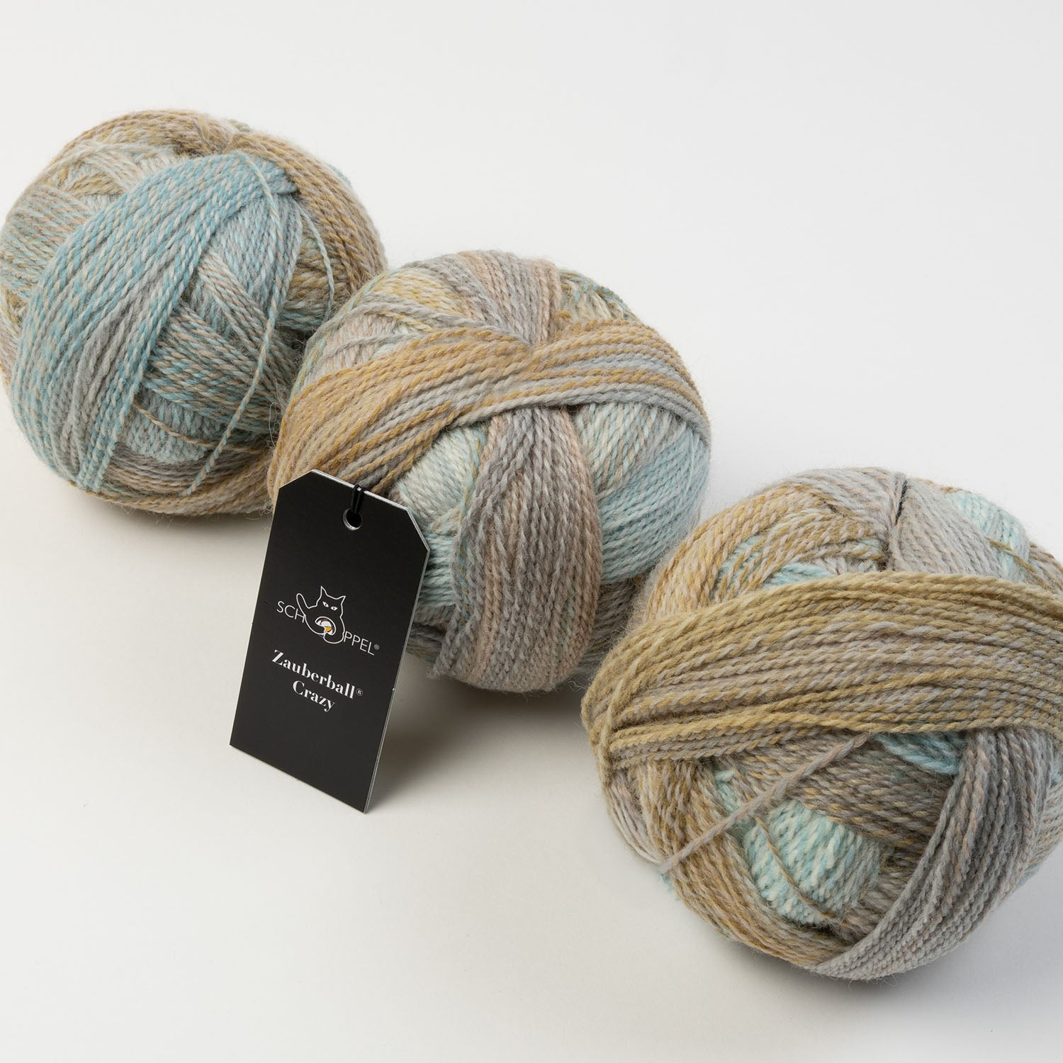 Schoppel-Wolle ZAUBERBALL CRAZY - FREILICHTSPIEL Merino wool Nylon Light Fingering white beige Yarn