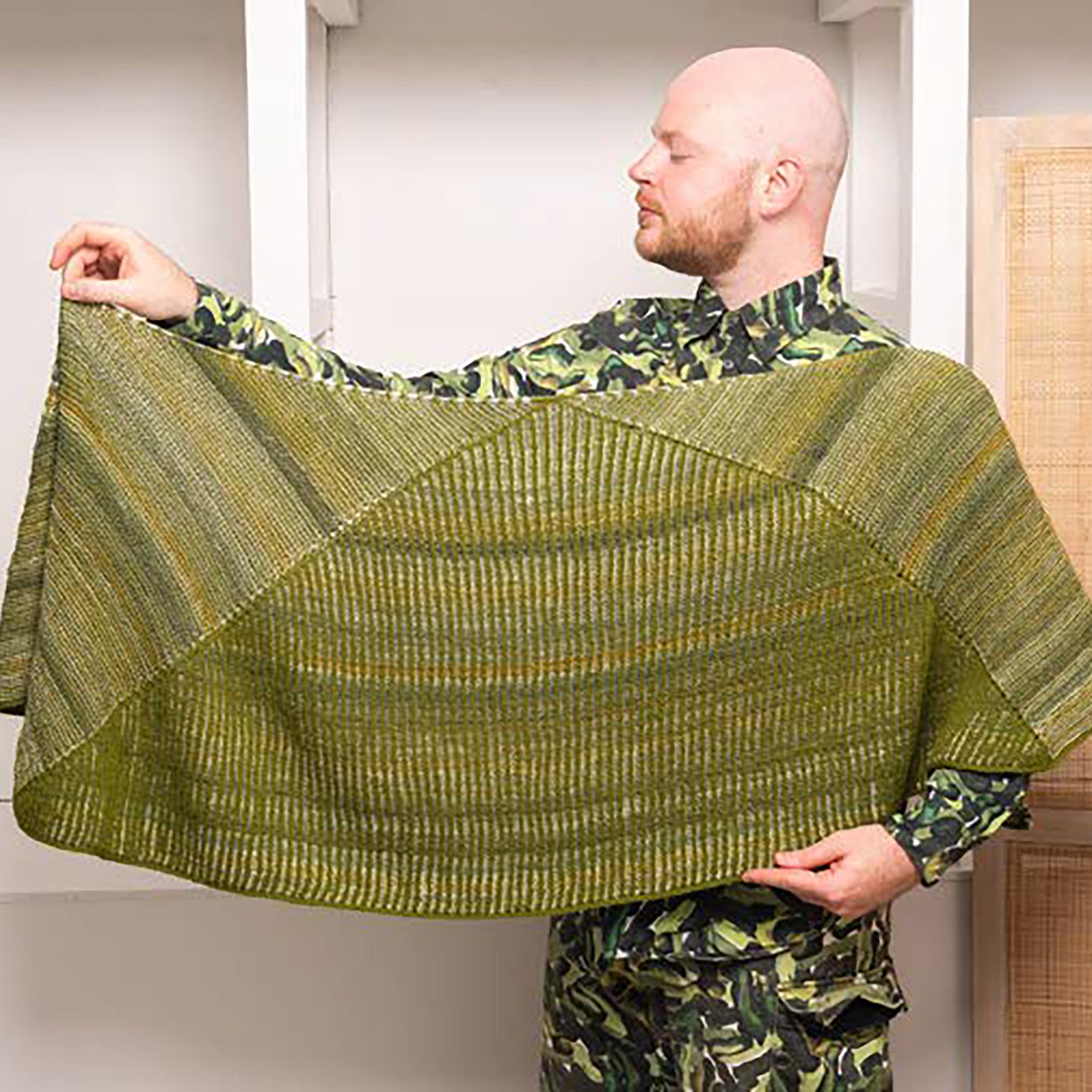 Westknits Patterns BRIOGARTER SPLIT SHAWL PATTERN