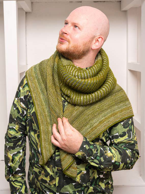 BRIOGARTER SPLIT SHAWL PATTERN