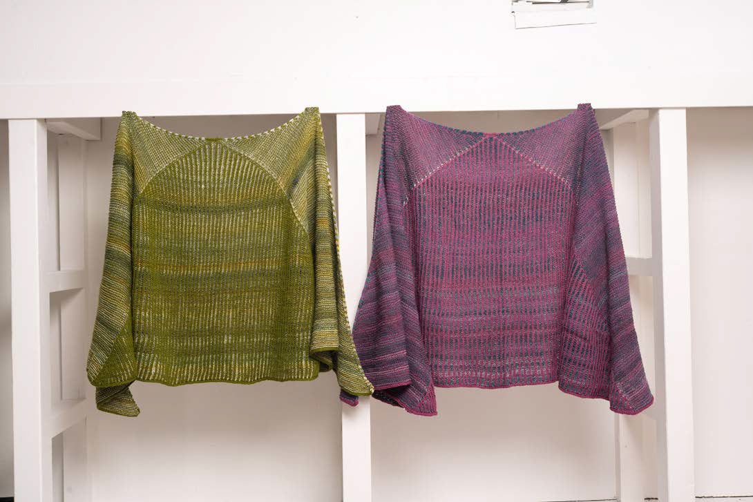 BRIOGARTER SPLIT SHAWL PATTERN