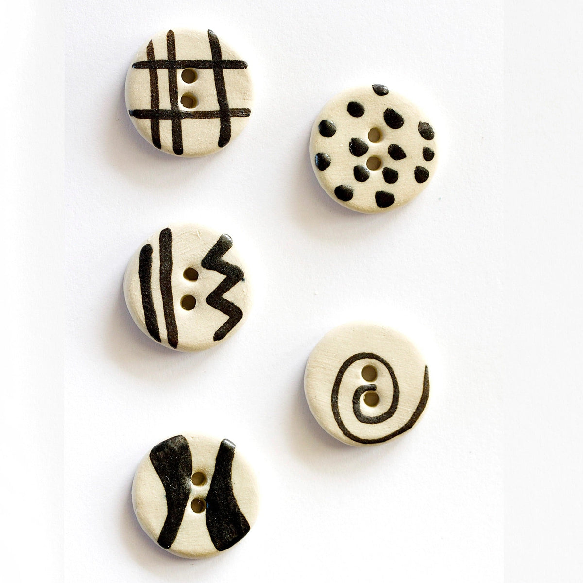 Geometric Pattern Buttons