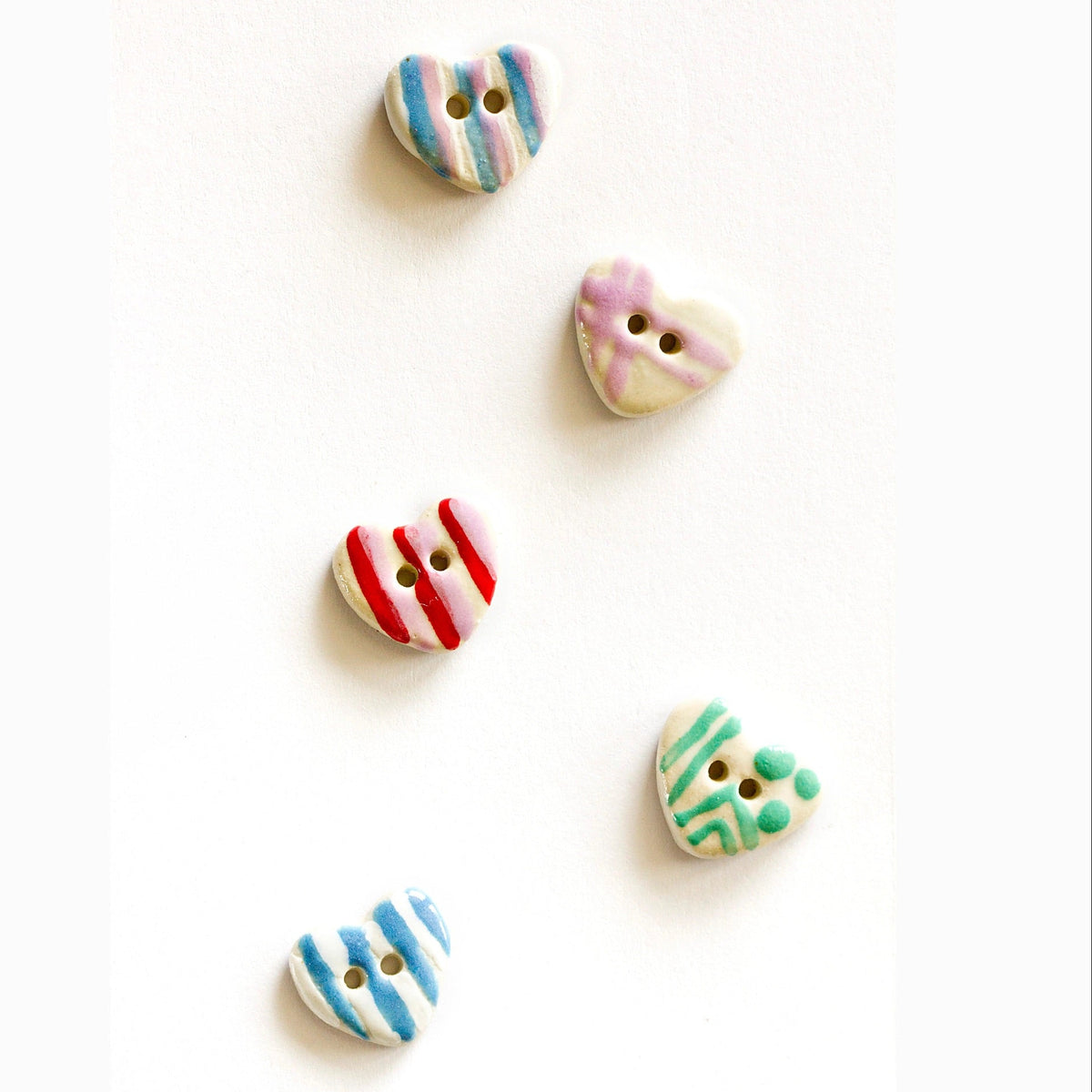Fun Heart Buttons