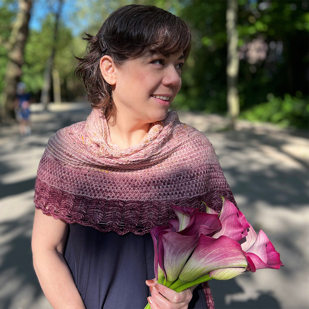 Malia Mae Patterns I CAN KNIT MYSELF FLOWERS PATTERN Pattern