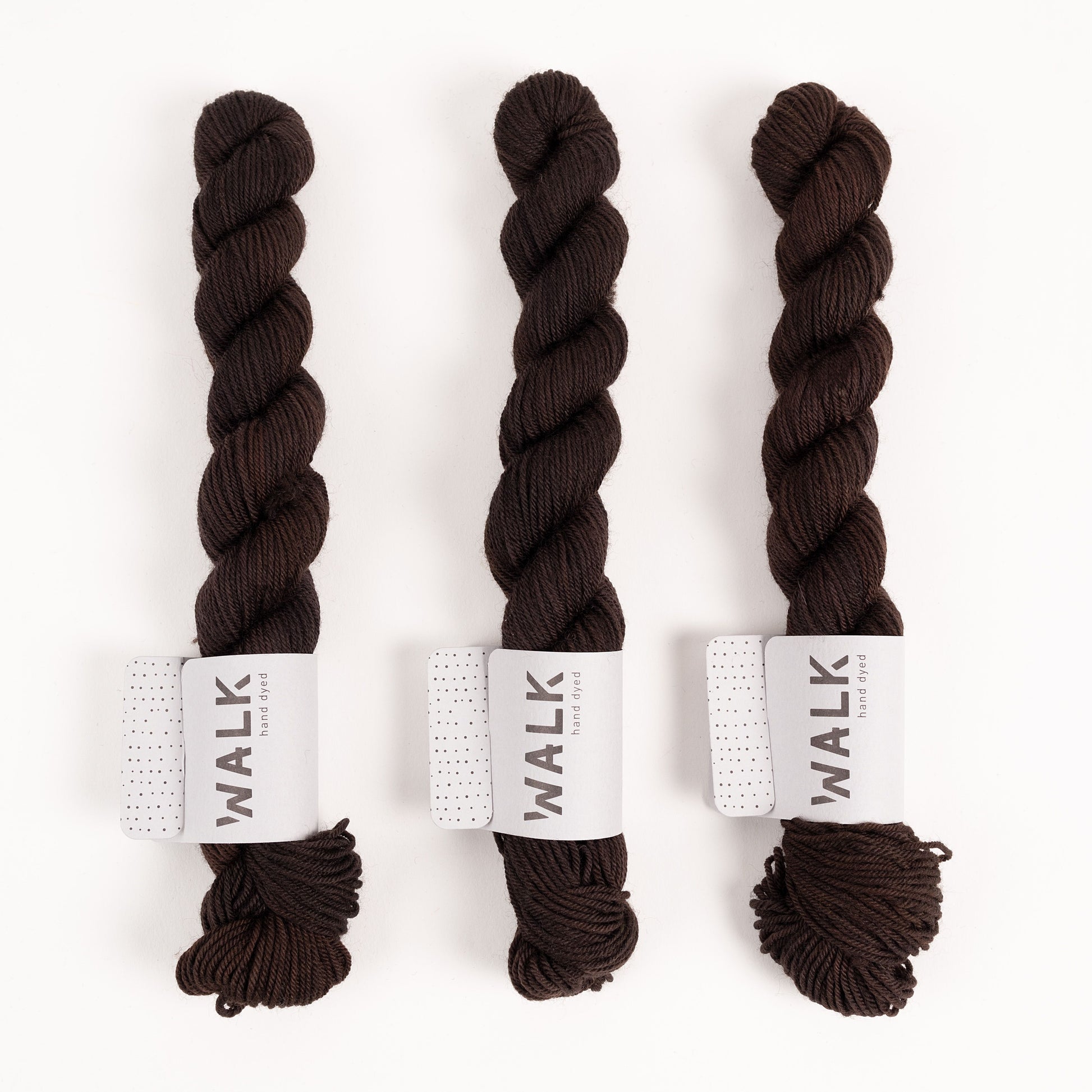 WALK Collection TOUGH SOCK MINI - ITALIAN ROAST Merino wool Nylon Fingering brown Yarn