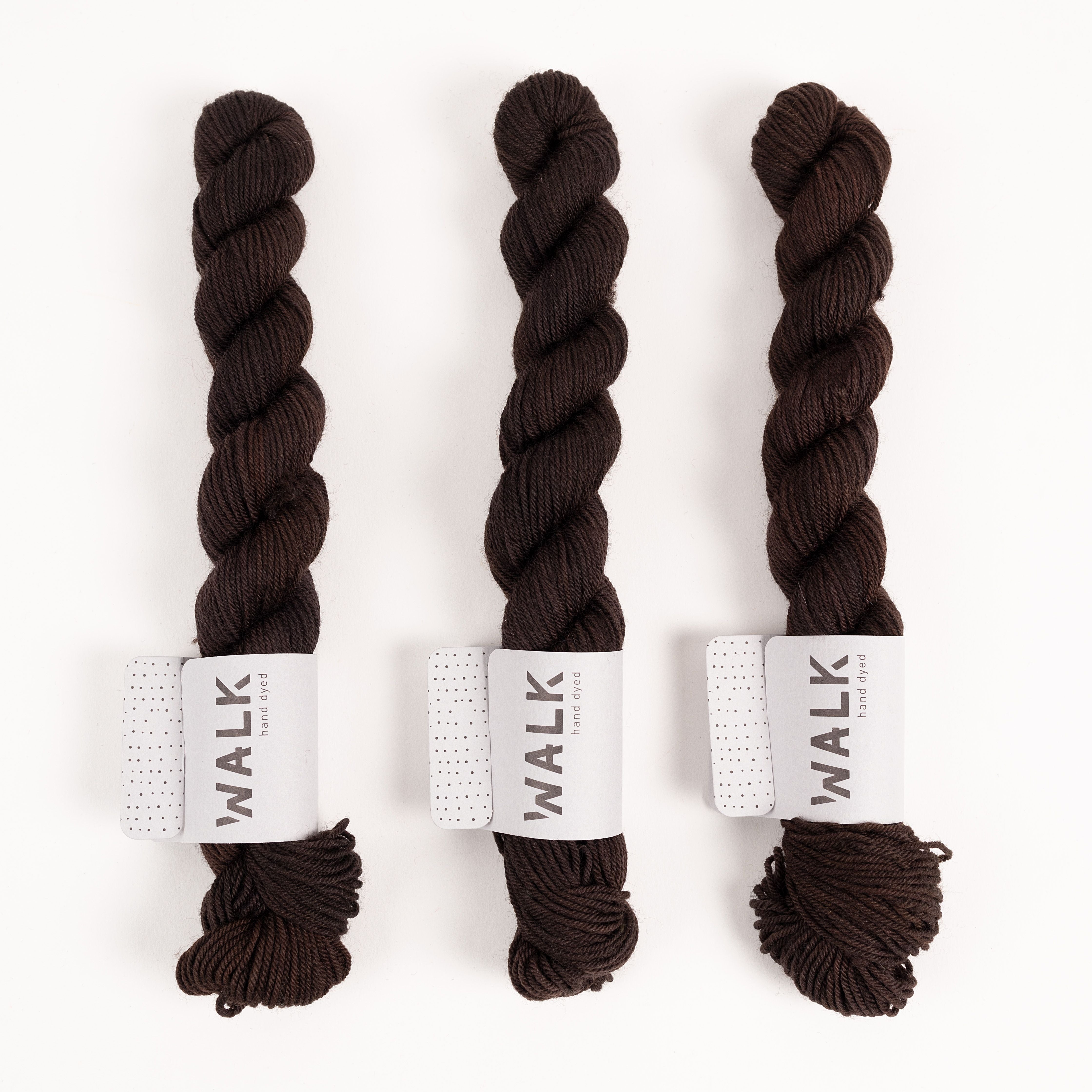 WALK Collection TOUGH SOCK MINI - ITALIAN ROAST Merino wool Nylon Fingering brown Yarn