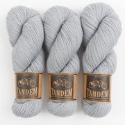 West Wool TANDEM - DUTCH SKY Merino wool DK grey Yarn
