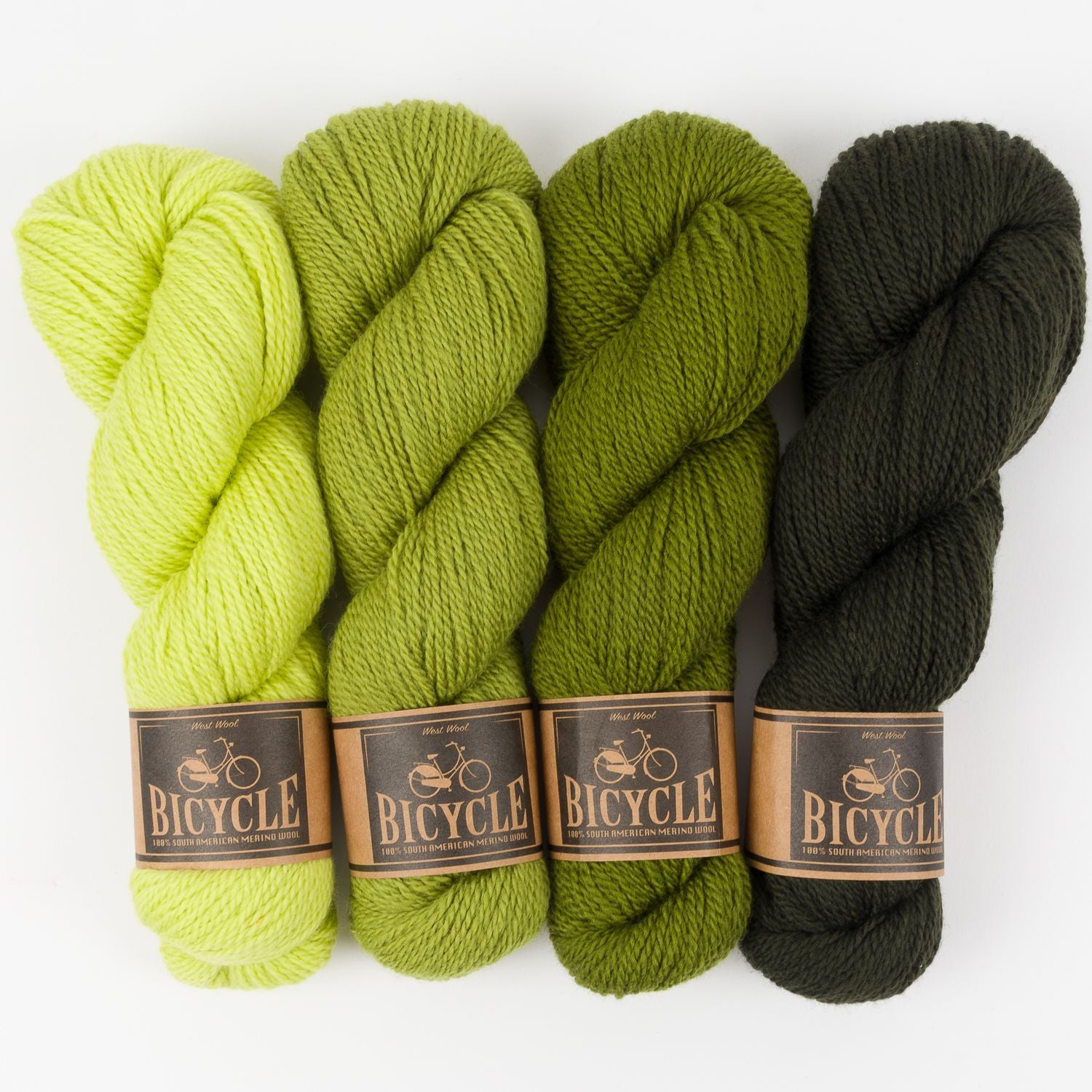 West Wool PICKLE GRADIENT Merino wool Fingering Quick Kits