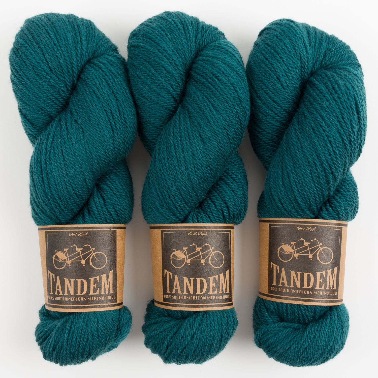 West Wool TANDEM - NORWAY Merino wool DK turquoise Yarn