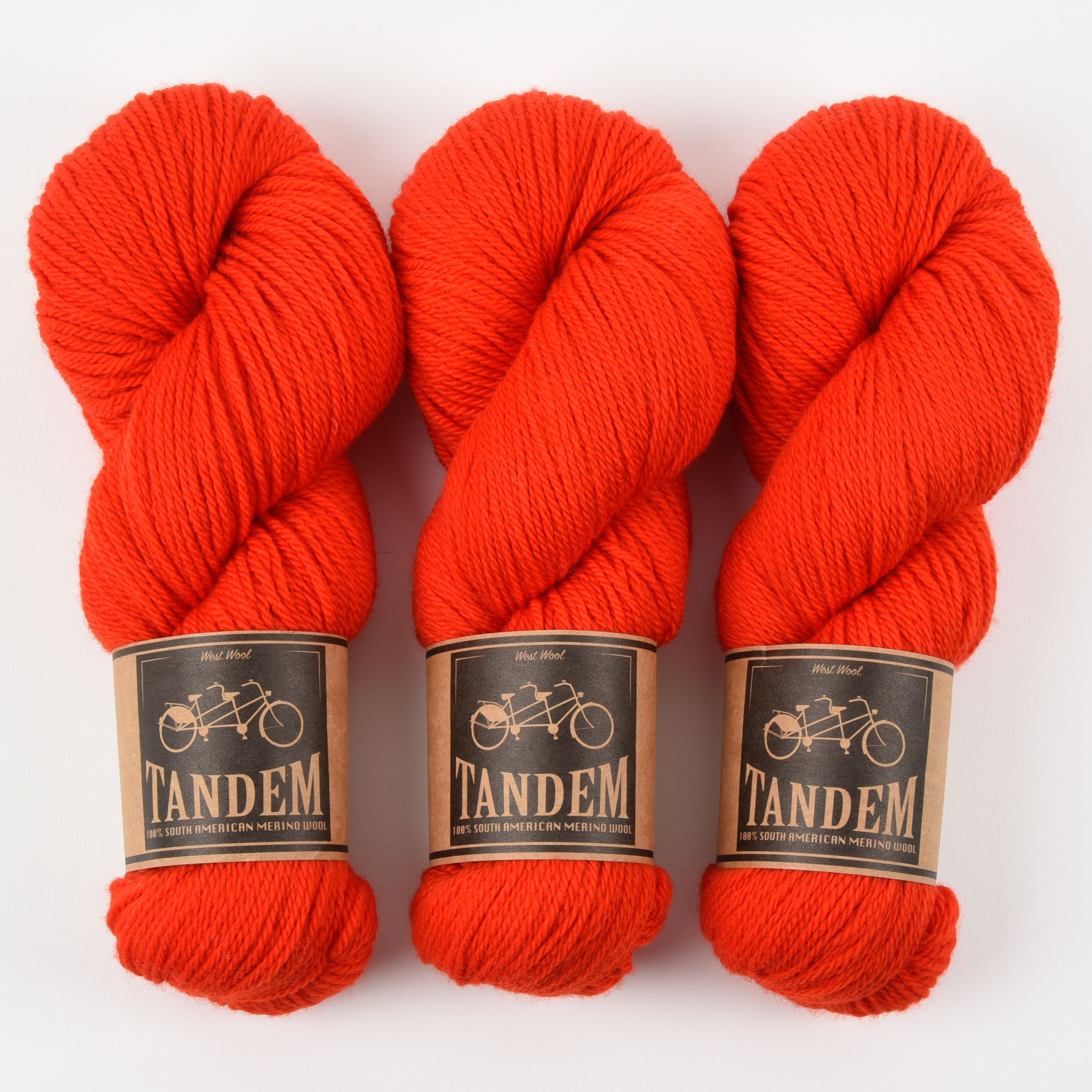 West Wool WINTER'S BEACH CARDI - RED HOT Merino wool DK Designer Kits