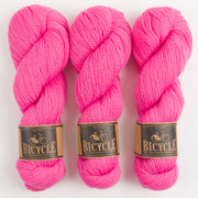 West Wool BICYCLE - TAFFY Merino wool Fingering pink Yarn