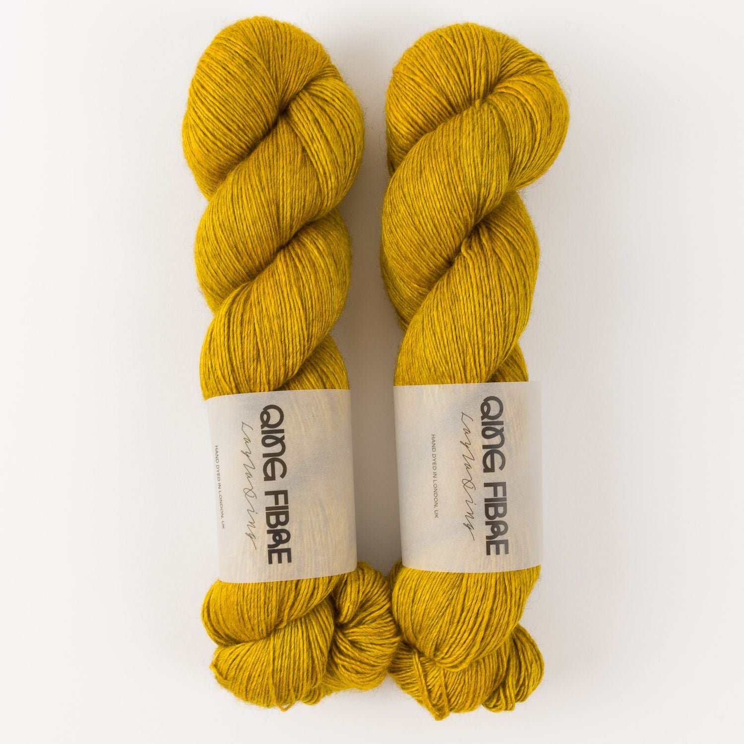 Qing Fibre WESTKNITS KIT - BISCUIT Merino wool Silk Yak Fingering yellow Westknits Kits