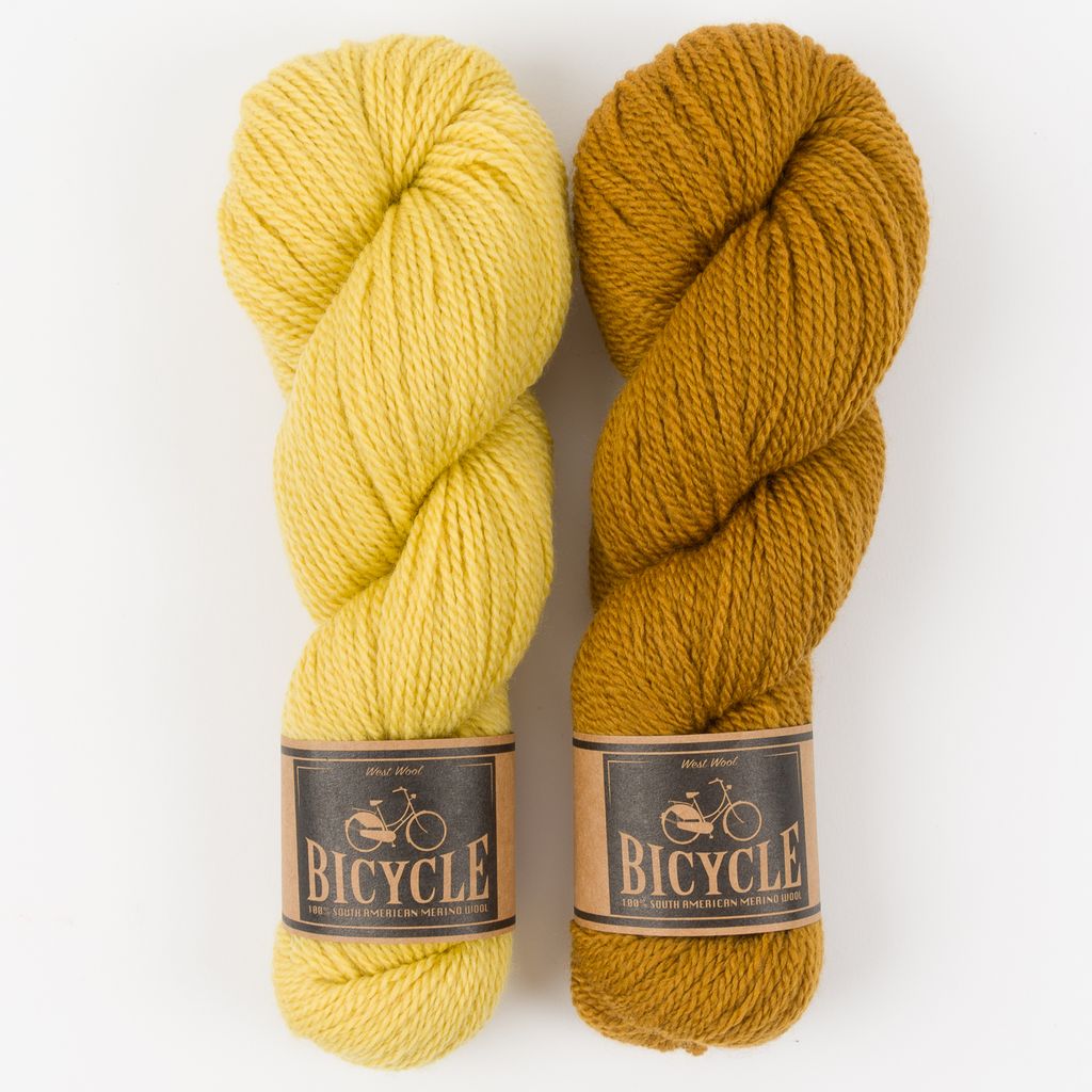West Wool PISU TOP - BUTTERY TIGER Merino wool Fingering Designer Kits