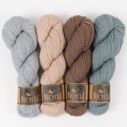 West Wool BLUE MOCHA Merino wool Fingering Quick Kits