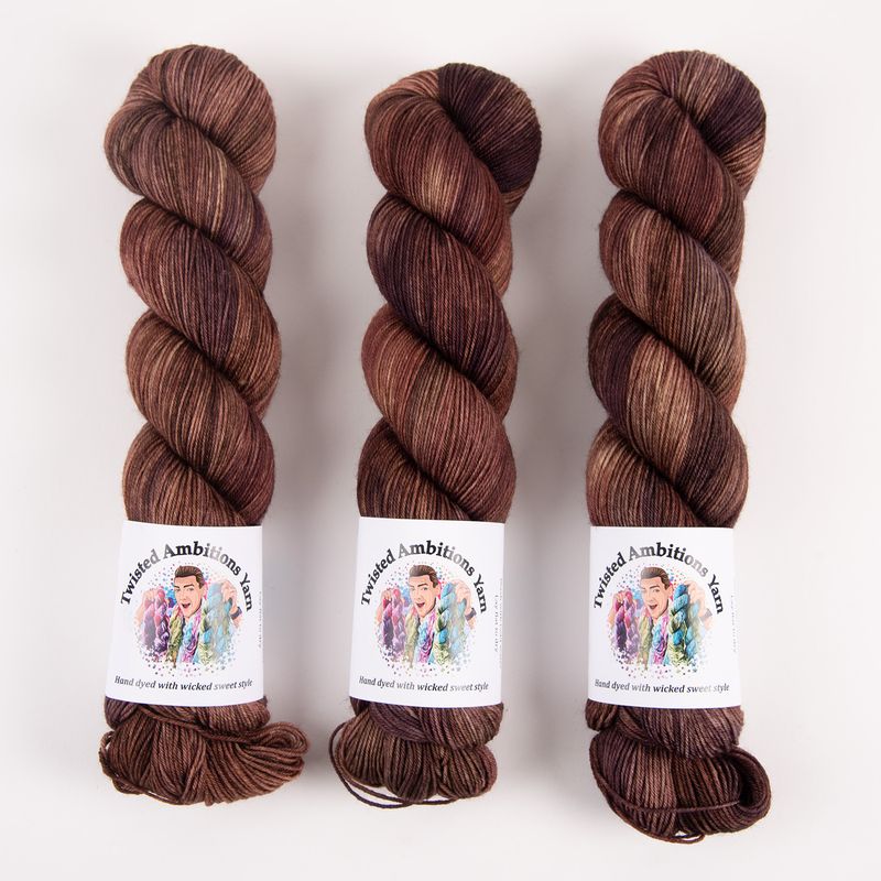 Twisted Ambitions SWEET SOCK - HICKORY brown Yarn