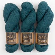 West Wool TANDEM - ENCHANTED Merino wool DK blue Yarn