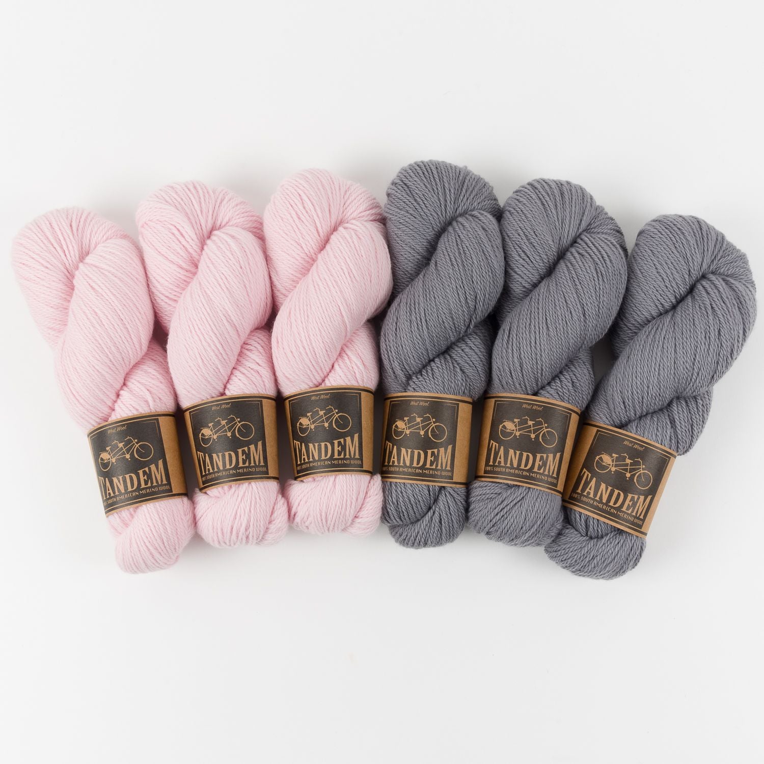 West Wool FLYING FOXTAIL BLANKET - PINK POP Merino wool DK pink grey Westknits Kits