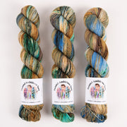 Twisted Ambitions SWEET SOCK - I WILL FOLLOW YOU INTO THE DARK Merino wool Nylon Fingering multicolour Yarn