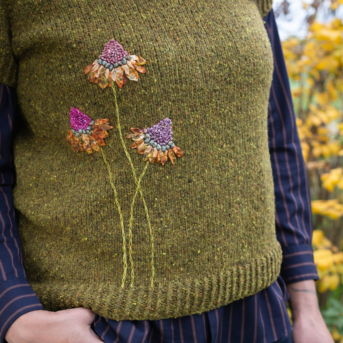 EMBROIDERY ON KNITS by JUDIT GUMMLICH