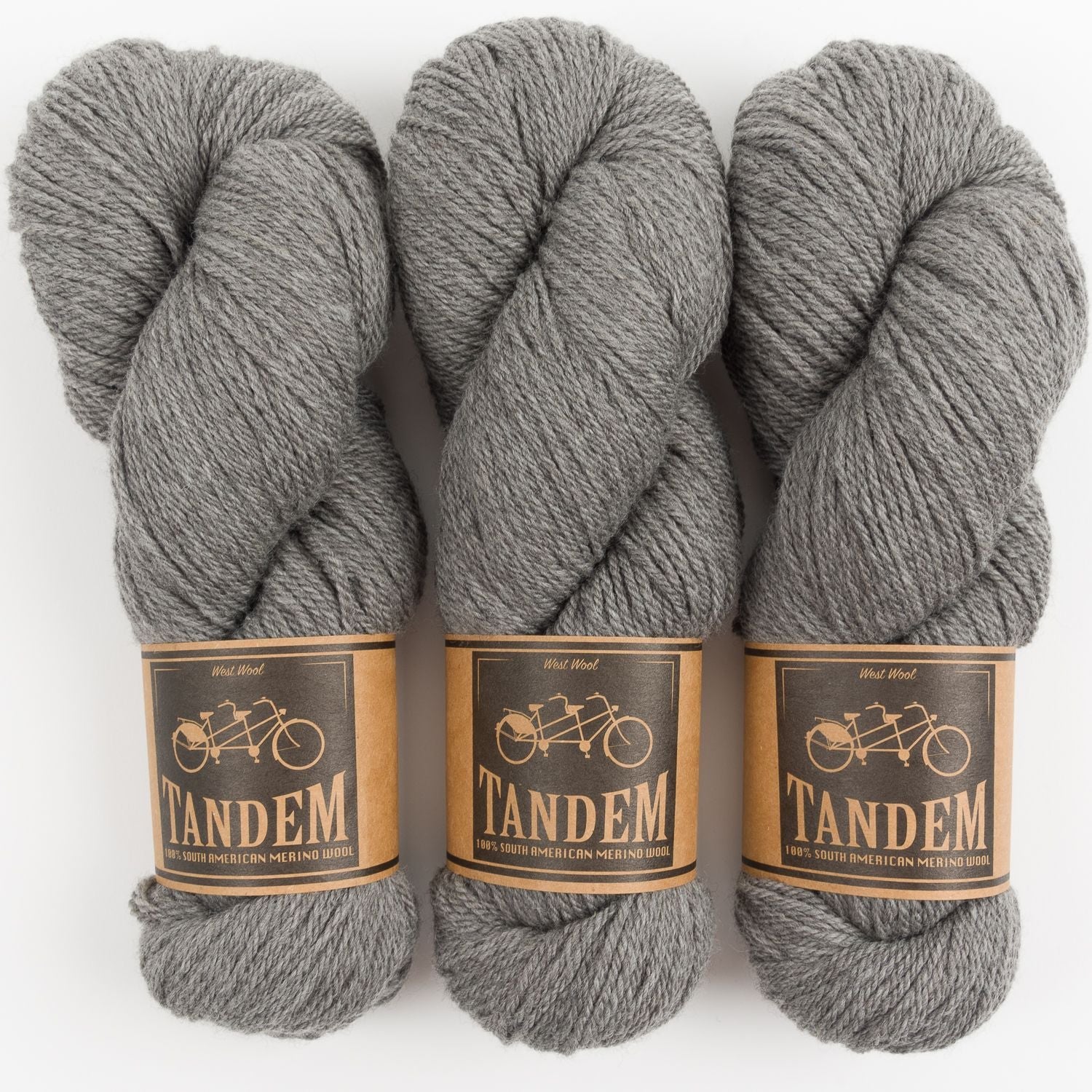 West Wool WESTKNITS KIT - FRENCH GREY DK QUAD Merino wool DK grey Westknits Kits