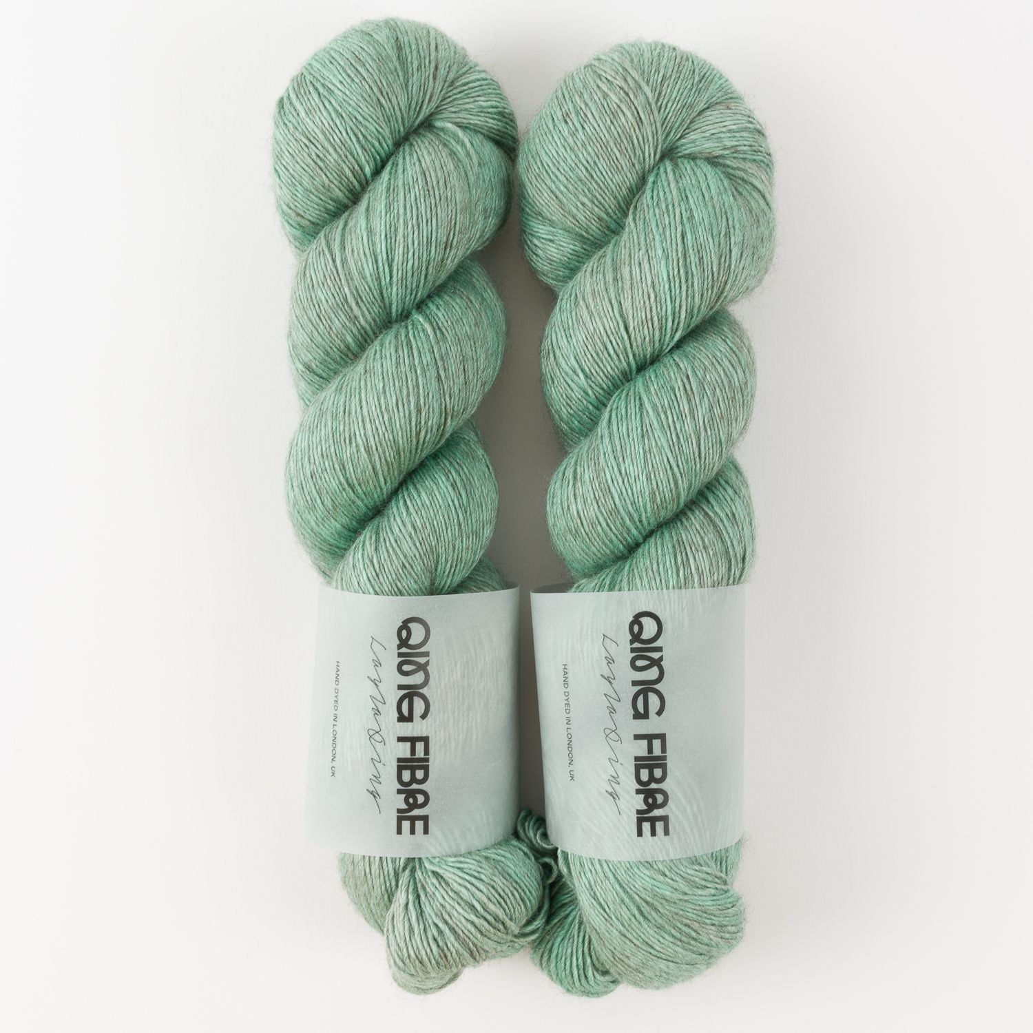 Qing Fibre WESTKNITS KIT - STUN Merino wool Silk Yak Fingering green Westknits Kits