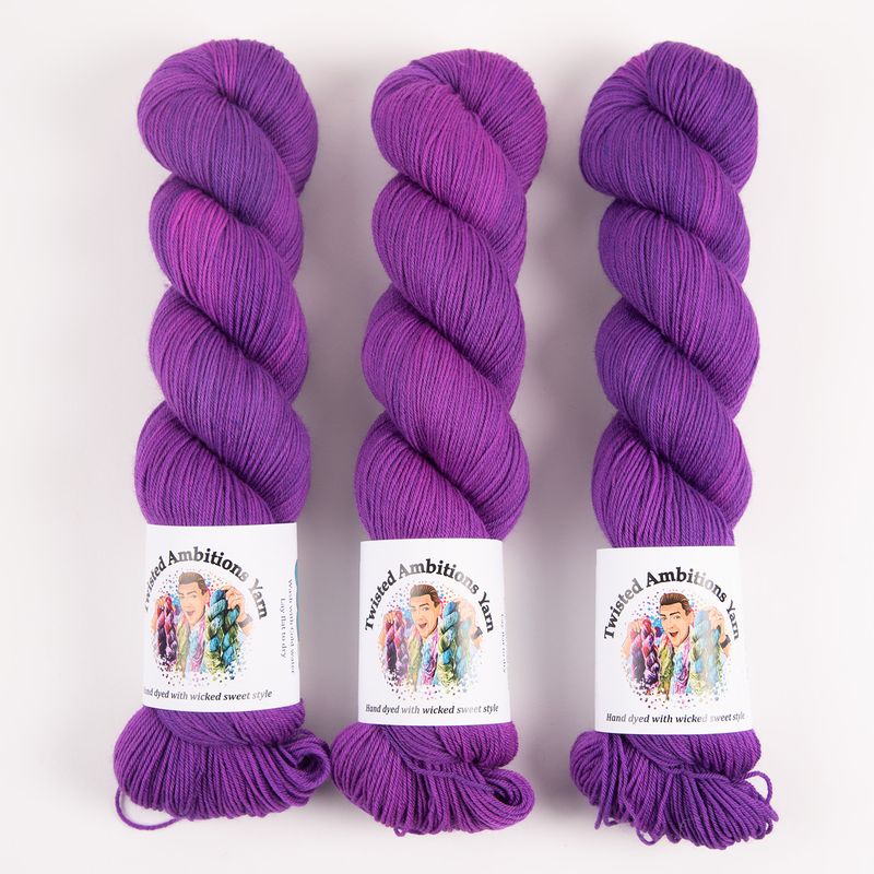 Twisted Ambitions SWEET SOCK - GHASTLY purple Yarn
