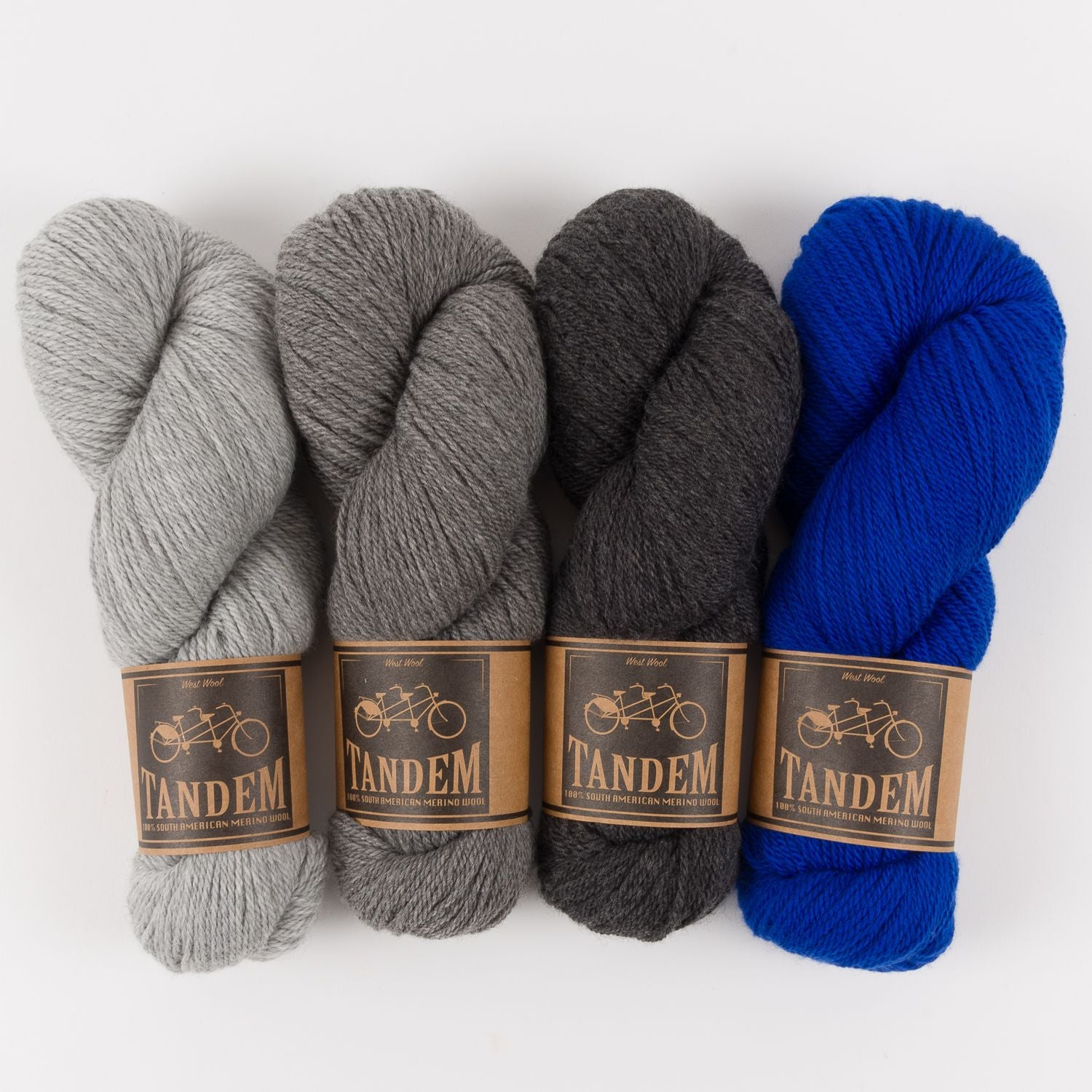 West Wool SLIPSTRAVAGANZA BLANKET - ROYAL BLANKET Merino wool DK grey blue Westknits Kits