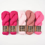 West Wool IN THE PINK Merino wool DK Quick Kits
