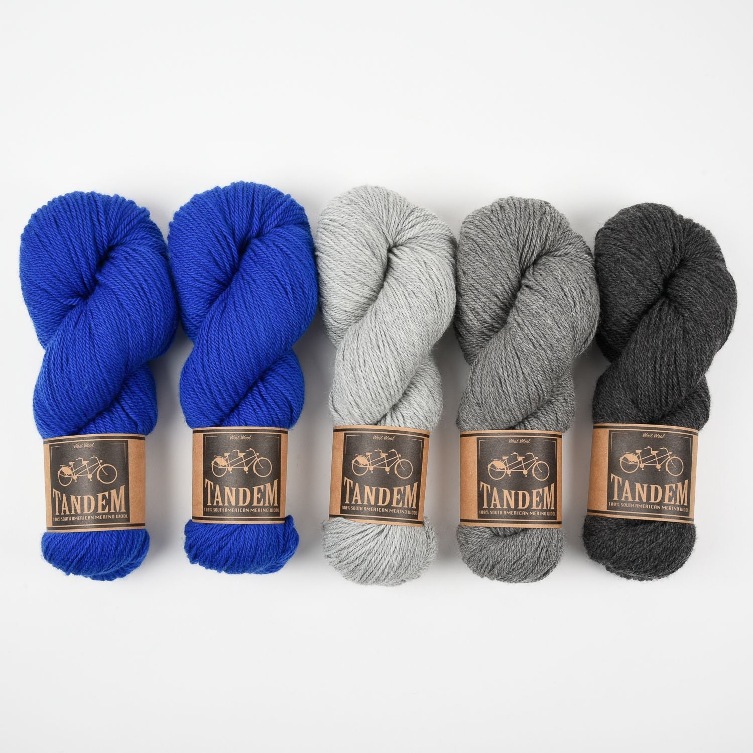 West Wool FRESH SAPPHIRE Merino wool DK Quick Kits