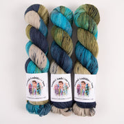 Twisted Ambitions SWEET SOCK - EARTH Merino wool Nylon Fingering blue multicolour green Yarn