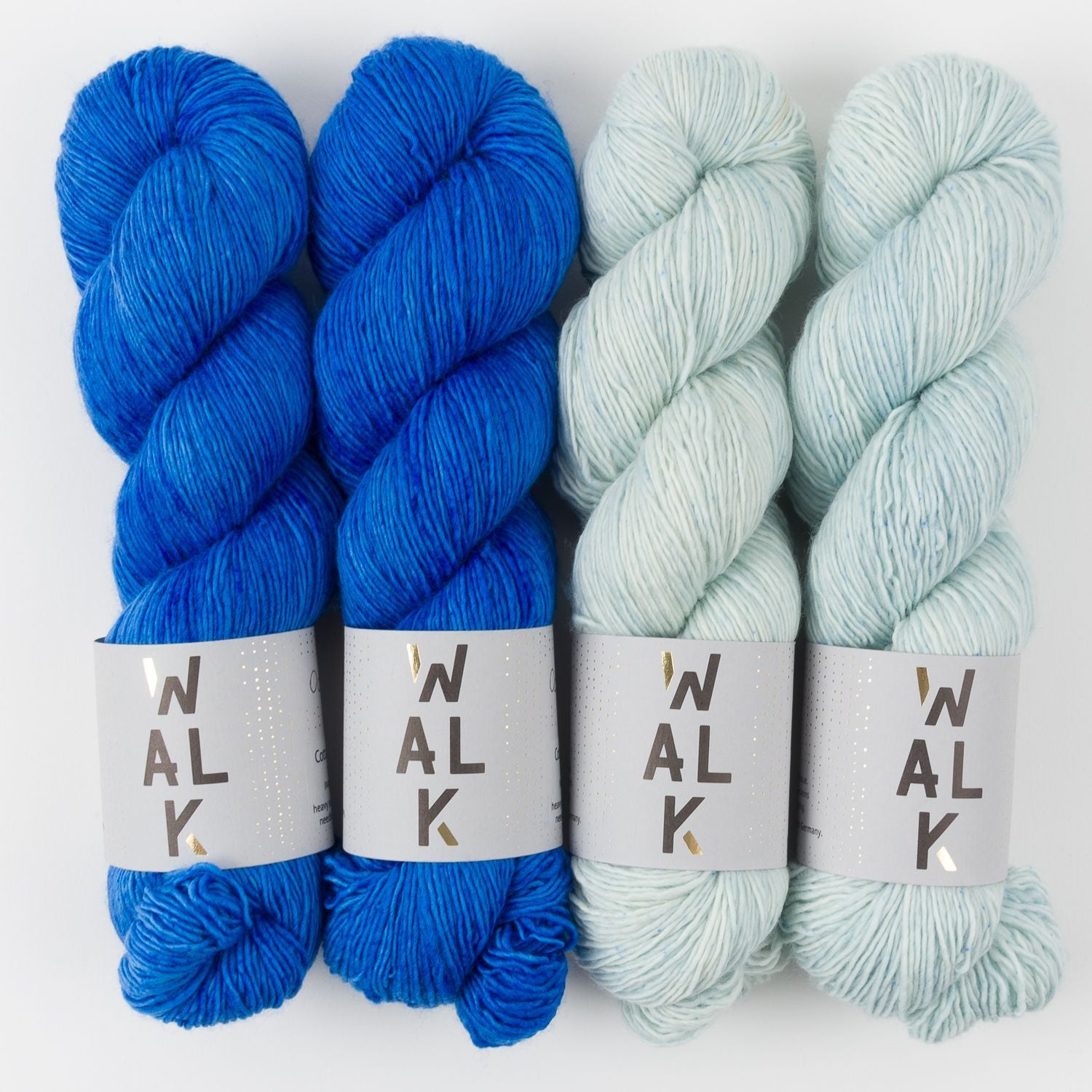 WALK Collection SAPPHIRE OCEAN Merino wool Fingering Quick Kits