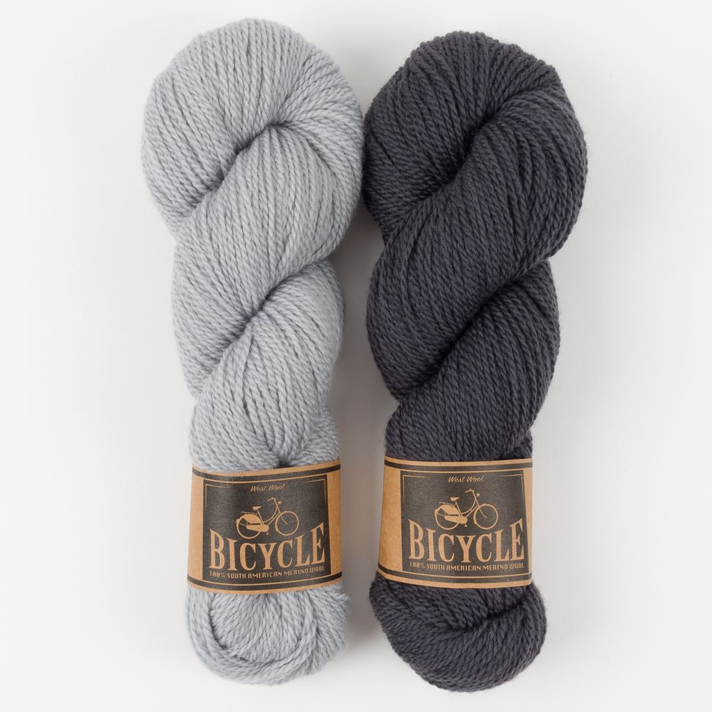 West Wool PISU TOP - CALM CANAL Merino wool Fingering Designer Kits