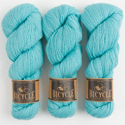 West Wool BICYCLE - AQUAMARINE Merino wool Fingering blue Yarn