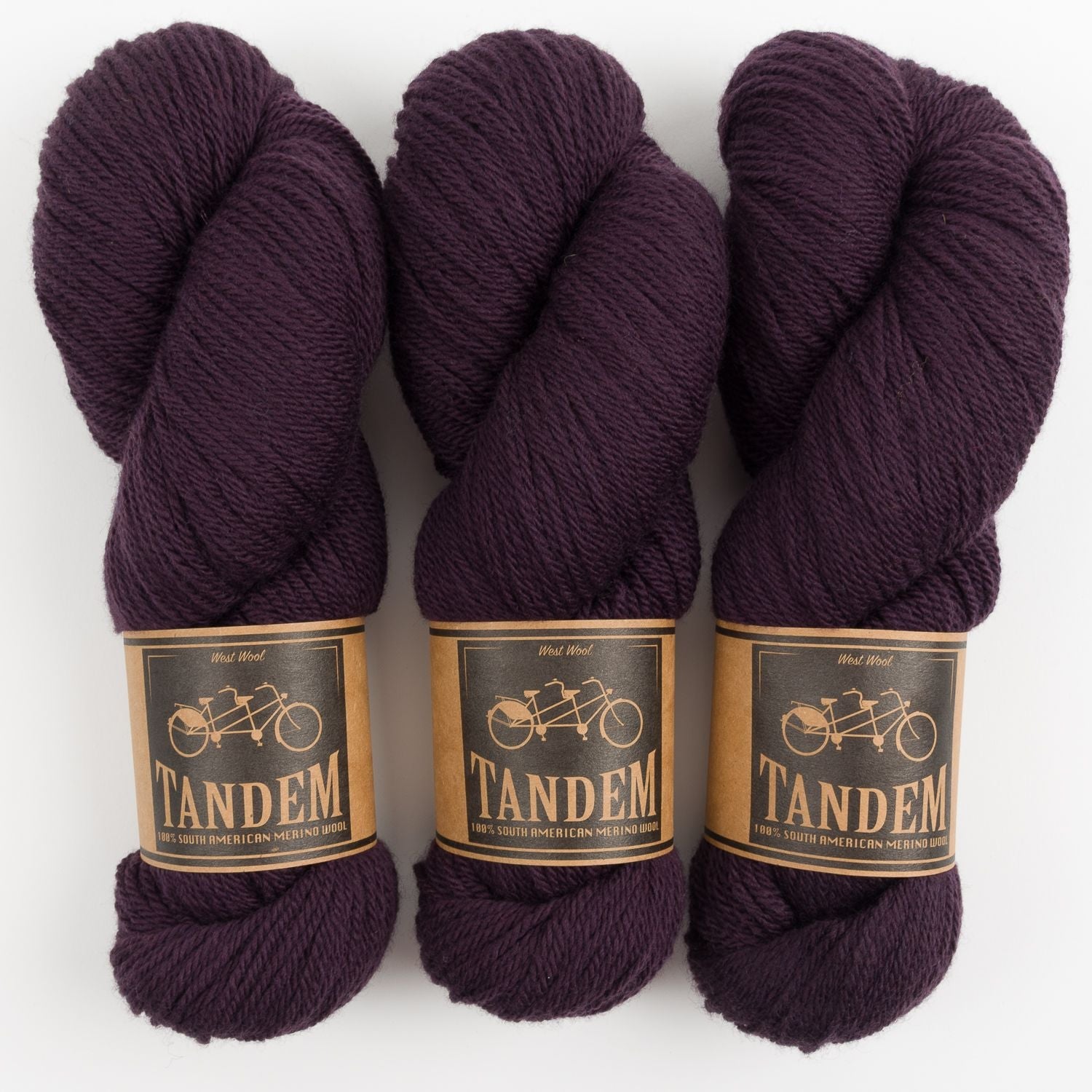 West Wool MORNING RITUALS - AUBERGINE Merino wool DK Designer Kits