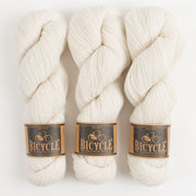 West Wool BICYCLE - BIRCH TREE Merino wool Fingering white Yarn