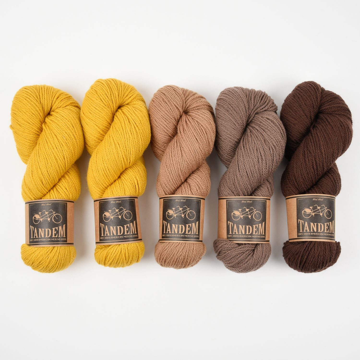 West Wool BLOOMING SUNFLOWER Merino wool DK Quick Kits